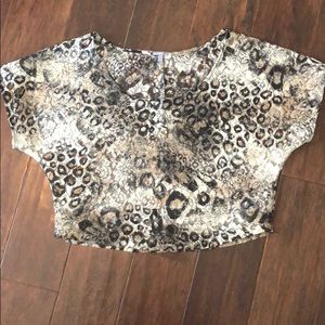 Lace crop top